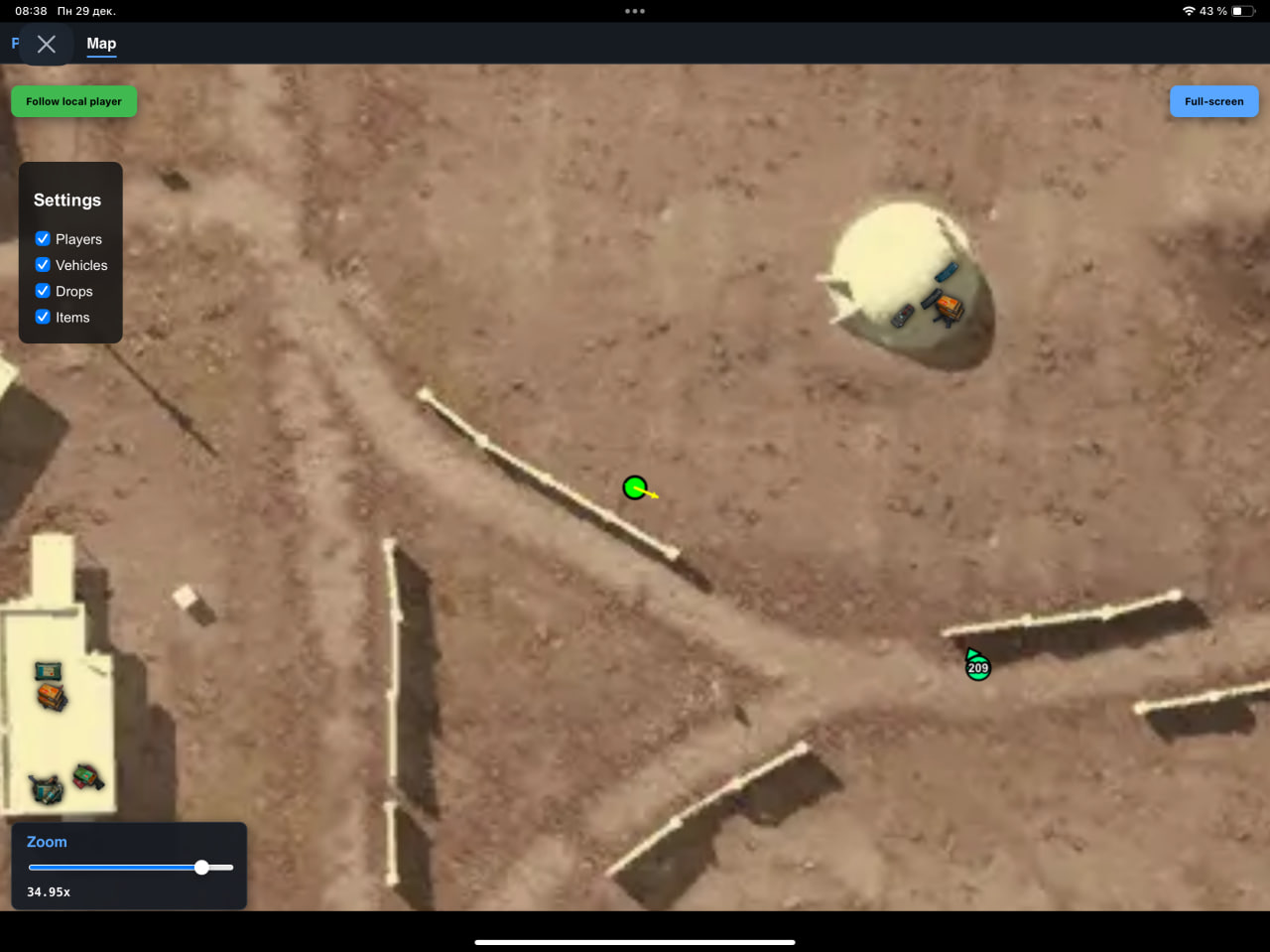 ARCANE Browser Radar cheat screenshot — frame 7