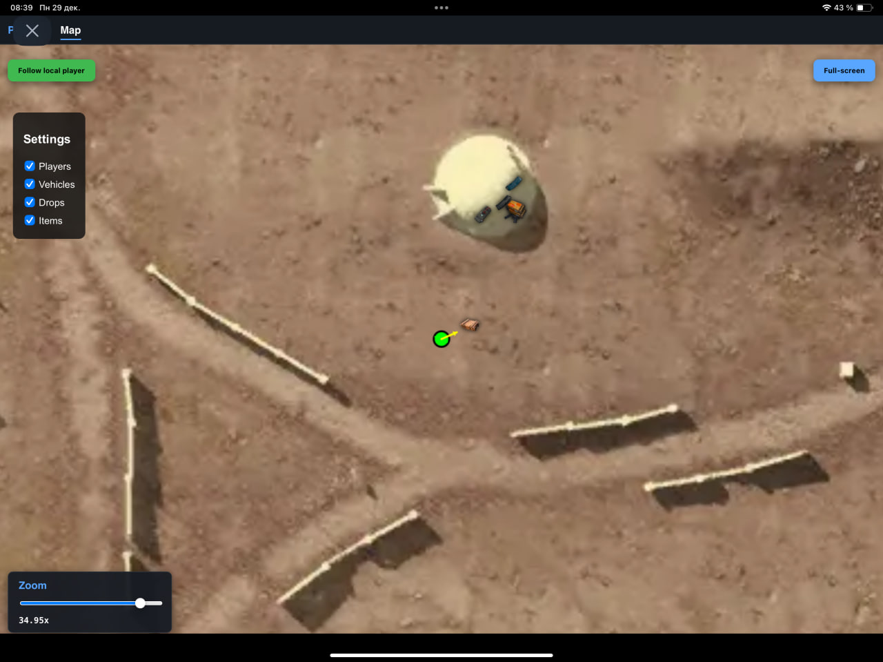 ARCANE Browser Radar cheat screenshot — frame 8