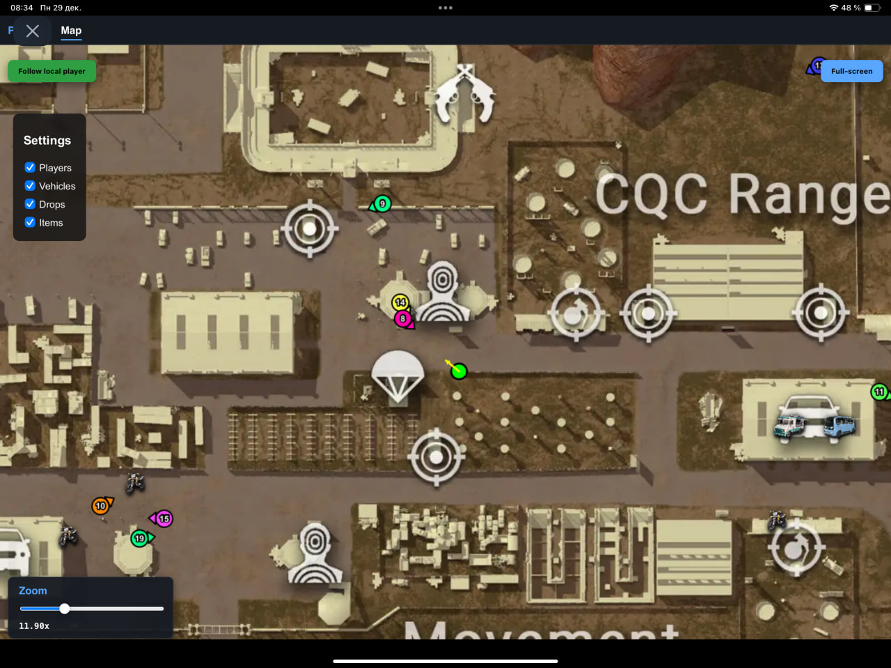 ARCANE Browser Radar cheat screenshot — frame 4