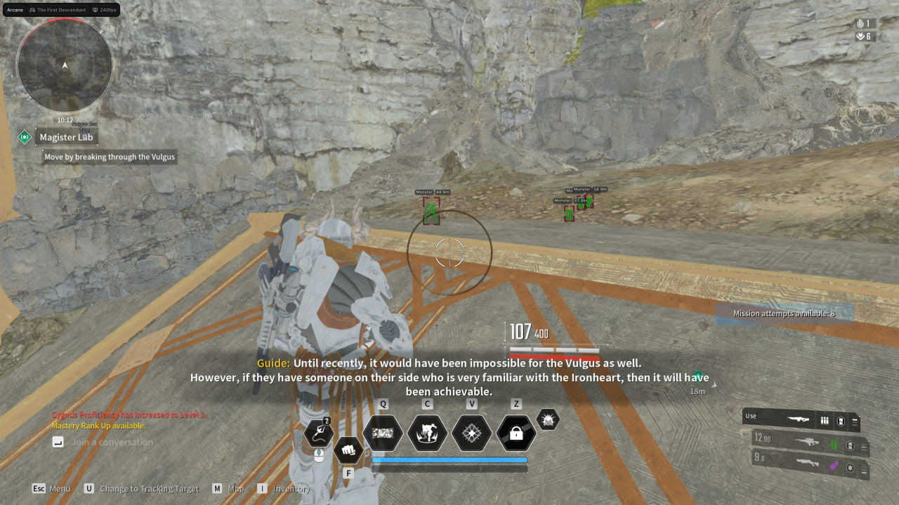 ARCANE cheat screenshot — frame 2