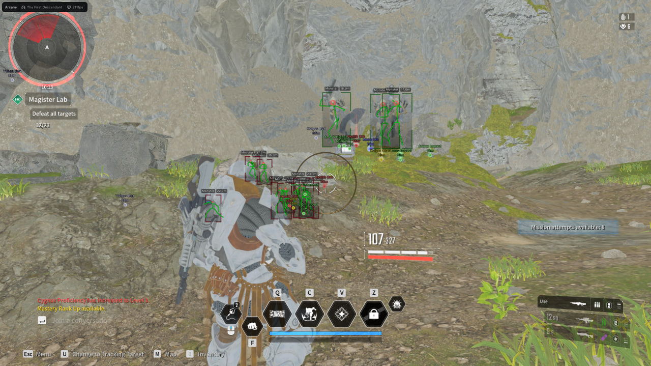 ARCANE cheat screenshot — frame 4