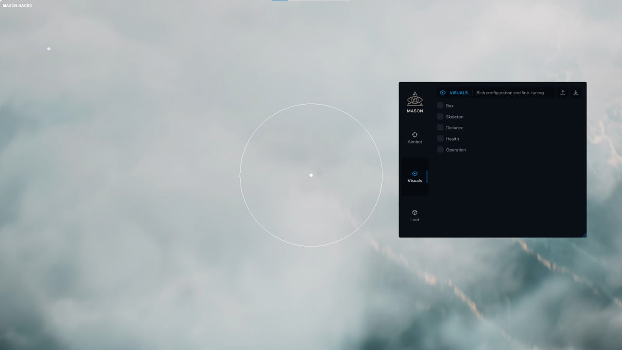 MASON AXE cheat screenshot — frame 3