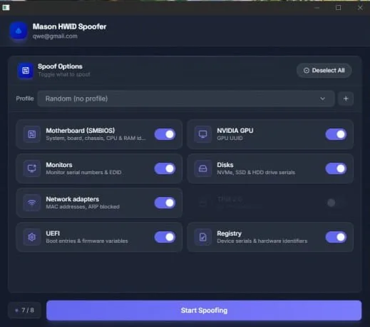 VEX cheat screenshot — frame 1